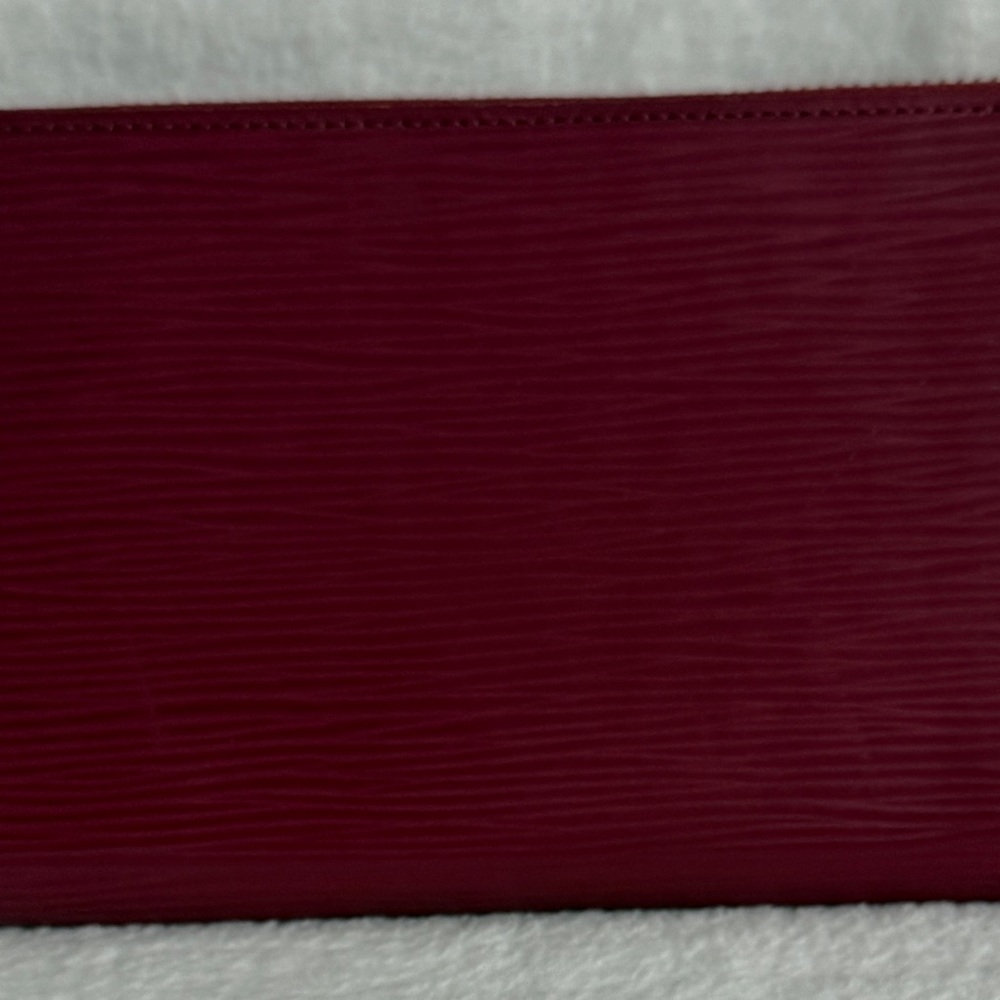 Louis Vuitton Burgundy Epi Leather Wallet